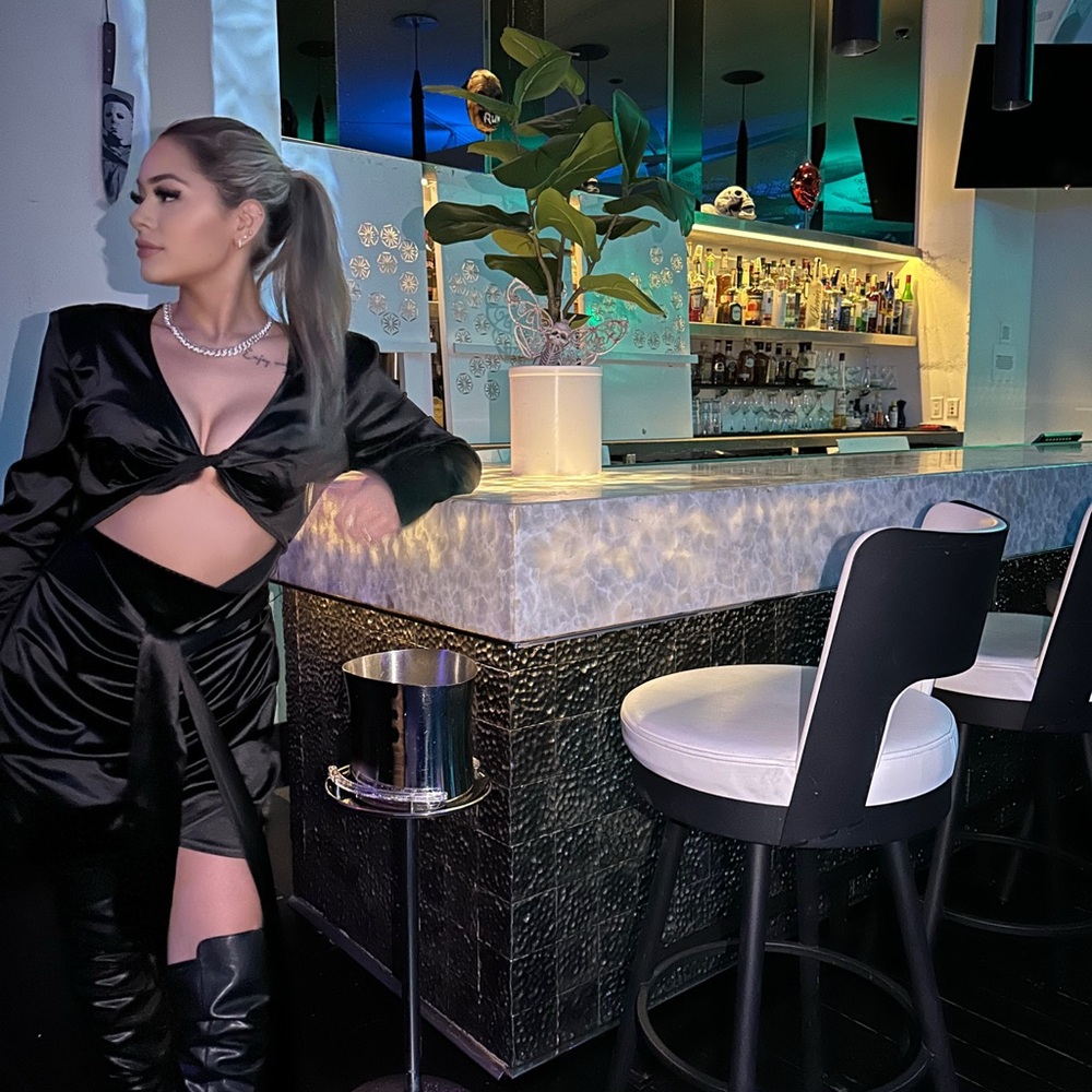 Elegant Black Night Out Dress